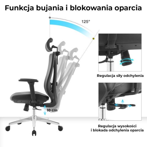 Fotel biurowy ergonomiczny ANGEL GelatO Fotel biurowy ergonomiczny ANGEL GelatO