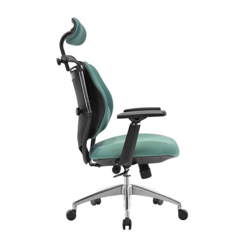 Fotel biurowy ergonomiczny ANGEL Stelio Zielony Fotel biurowy ergonomiczny ANGEL Stelio Zielony