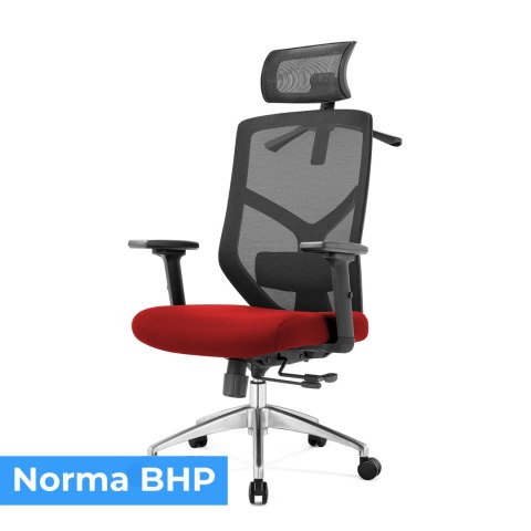 Fotel biurowy ergonomiczny Rosa czerwony ANGEL Fotel biurowy ergonomiczny Rosa czerwony ANGEL