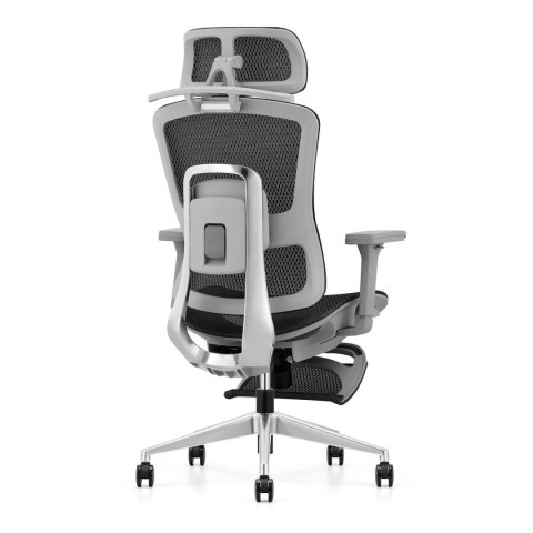Fotel ergonomiczny ANGEL biurowy obrotowy Homer Czarno-Szary Fotel ergonomiczny ANGEL biurowy obrotowy Homer Czarno-Szary