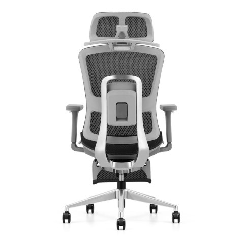 Fotel ergonomiczny ANGEL biurowy obrotowy Homer Czarno-Szary Fotel ergonomiczny ANGEL biurowy obrotowy Homer Czarno-Szary