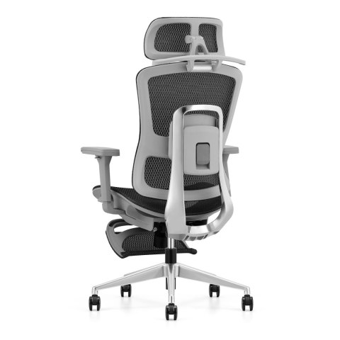 Fotel ergonomiczny ANGEL biurowy obrotowy Homer Czarno-Szary Fotel ergonomiczny ANGEL biurowy obrotowy Homer Czarno-Szary