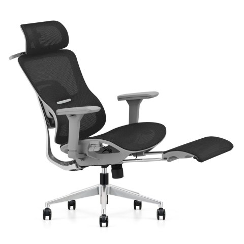 Fotel ergonomiczny ANGEL biurowy obrotowy Homer Czarno-Szary Fotel ergonomiczny ANGEL biurowy obrotowy Homer Czarno-Szary