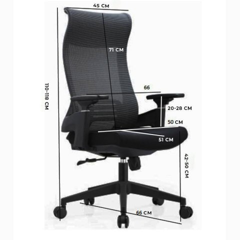 Fotel ergonomiczny ANGEL biurowy obrotowy Mimoza Fotel ergonomiczny ANGEL biurowy obrotowy Mimoza