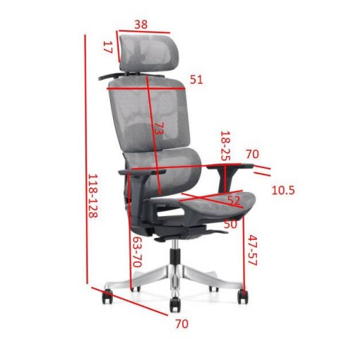 Fotel ergonomiczny ANGEL biurowy obrotowy Otus Fotel ergonomiczny ANGEL biurowy obrotowy Otus