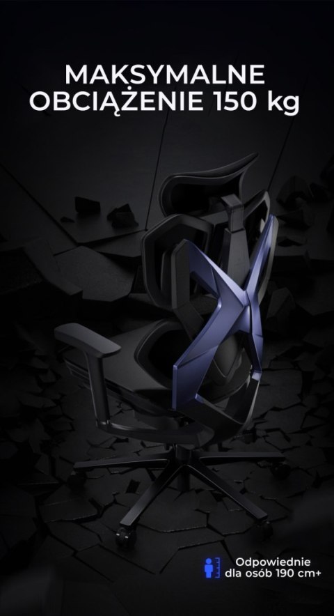 Fotel ergonomiczny gamingowy Angel Furia PRO z podnóżkiem Fotel ergonomiczny gamingowy Angel Furia PRO z podnóżkiem