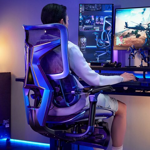 Fotel ergonomiczny gamingowy Angel GamePlus Fotel ergonomiczny gamingowy Angel GamePlus