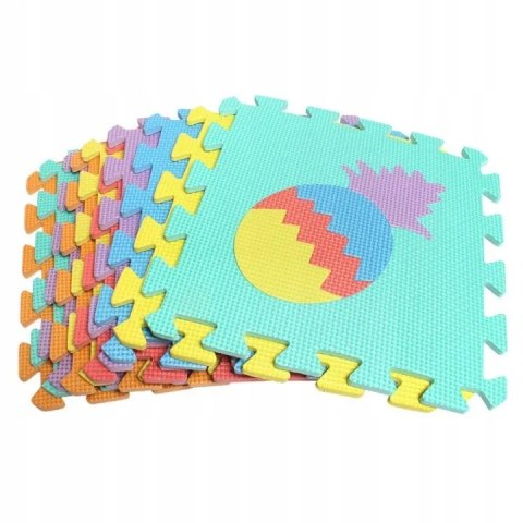 Puzzle piankowe mata 10szt owoce warzywa CB-111 Puzzle piankowe mata 10szt owoce warzywa CB-111