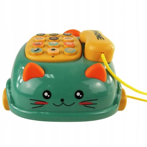 Telefon kotek jeździk dźwięk światło gryzak 215Z Telefon kotek jeździk dźwięk światło gryzak 215Z