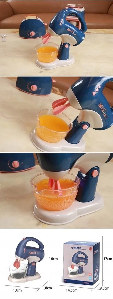 Mikser robot kuchenny dla dzieci AGD światło 6CE Mikser robot kuchenny dla dzieci AGD światło 6CE