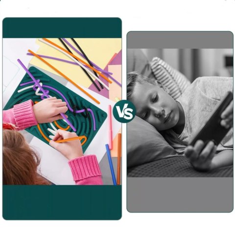 Sensoryczna tablica aktywności dwustronna silikonowa Montessori 1703N Sensoryczna tablica aktywności dwustronna silikonowa Montessori 1703N