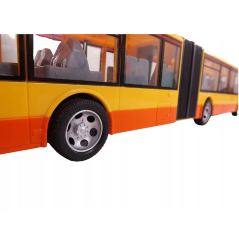 Duży autobus przegubowy zdalnie sterowany 44cm pilot światła 676Ż Duży autobus przegubowy zdalnie sterowany 44cm pilot światła 676Ż