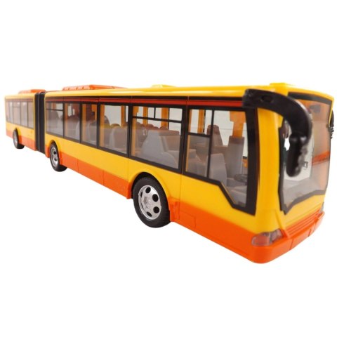 Duży autobus przegubowy zdalnie sterowany 44cm pilot światła 676Ż Duży autobus przegubowy zdalnie sterowany 44cm pilot światła 676Ż
