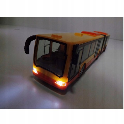 Duży autobus przegubowy zdalnie sterowany 44cm pilot światła 676Ż Duży autobus przegubowy zdalnie sterowany 44cm pilot światła 676Ż