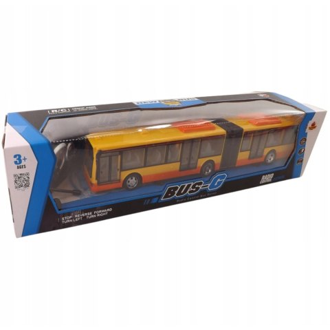 Duży autobus przegubowy zdalnie sterowany 44cm pilot światła 676Ż Duży autobus przegubowy zdalnie sterowany 44cm pilot światła 676Ż