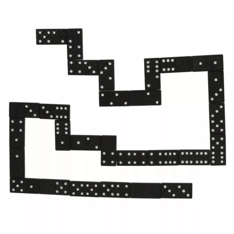 Gra domino rodzinna klasyczna 28 elementów drewniane pudełko 3896-5 Gra domino rodzinna klasyczna 28 elementów drewniane pudełko 3896-5