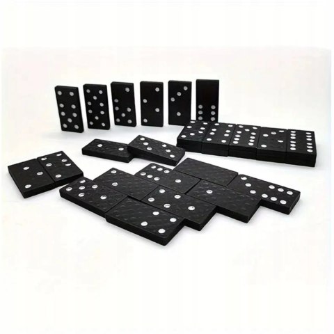 Gra domino rodzinna klasyczna 28 elementów drewniane pudełko 3896-5 Gra domino rodzinna klasyczna 28 elementów drewniane pudełko 3896-5