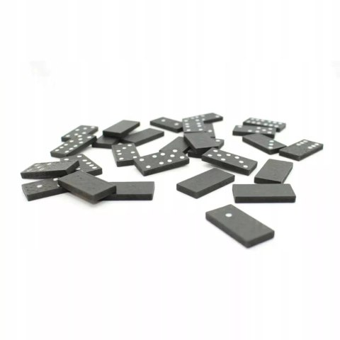 Gra domino rodzinna klasyczna 28 elementów drewniane pudełko 3896-5 Gra domino rodzinna klasyczna 28 elementów drewniane pudełko 3896-5