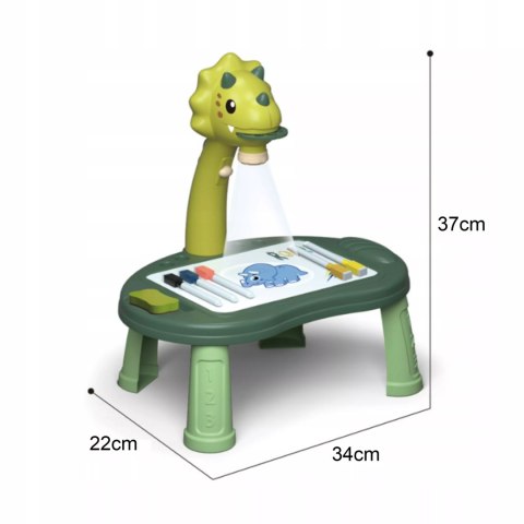 Projektor do rysowania dinozaur stolik chińczyk 41 Projektor do rysowania dinozaur stolik chińczyk 41