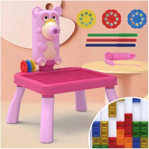 Projektor do rysowania stolik miś tetris 2200-10R Projektor do rysowania stolik miś tetris 2200-10R