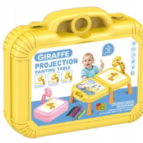 Projektor do rysowania żyrafa stolik walizka 16B Projektor do rysowania żyrafa stolik walizka 16B