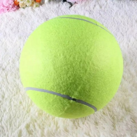 Duża piłka tenisowa 24cm nadmuchiwana gumowa zabawka do zabawy dla dzieci Duża piłka tenisowa 24cm nadmuchiwana gumowa zabawka do zabawy dla dzieci