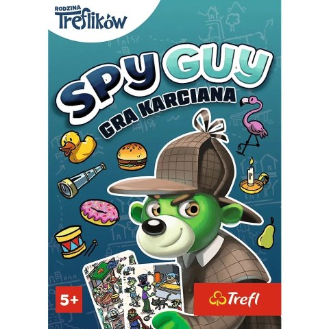 Gra karciana rodzinna towarzyska Spy Guy Rodzina Treflików Trefl 5+ 02578 Gra karciana rodzinna towarzyska Spy Guy Rodzina Treflików Trefl 5+ 02578