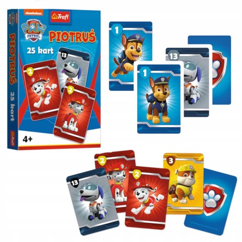Karty Piotruś Paw Patrol Psi patrol Trefl 08513 Karty Piotruś Paw Patrol Psi patrol Trefl 08513