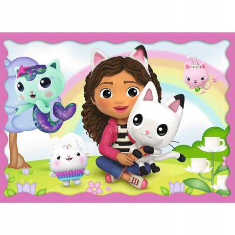 Koci domek Gabi puzzle Gabi Kotki 4w1 4+ Trefl 34620 Koci domek Gabi puzzle Gabi Kotki 4w1 4+ Trefl 34620