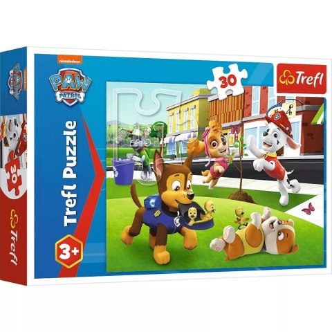 Puzzle 30 el. Psi Patrol Pieski w akcji 3+ Trefl 18306 Puzzle 30 el. Psi Patrol Pieski w akcji 3+ Trefl 18306