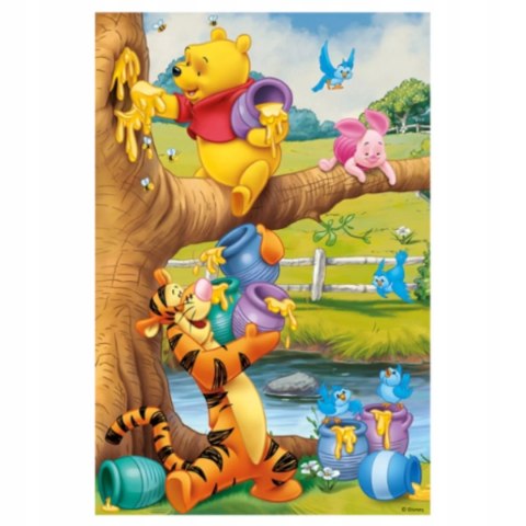 Puzzle Kubuś Puchatek 60 el. Małe co nieco Tygrysek Prosiaczek Trefl 17264 Puzzle Kubuś Puchatek 60 el. Małe co nieco Tygrysek Prosiaczek Trefl 17264