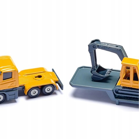 Siku Laweta z koparką ciężarówka model metal S1611 Siku Laweta z koparką ciężarówka model metal S1611