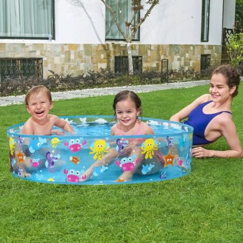 Basen ogrodowy rozporowy dla dzieci 122x 25cm Bestway 55028 Basen ogrodowy rozporowy dla dzieci 122x 25cm Bestway 55028