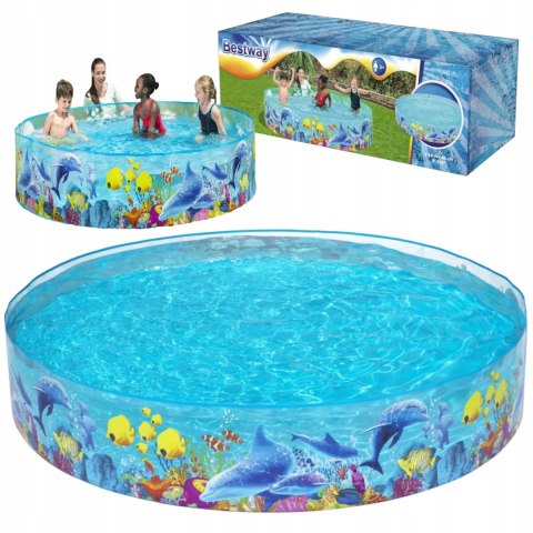Bestway basen rozporowy dla dzieci 244x46 cm 55031 Bestway basen rozporowy dla dzieci 244x46 cm 55031