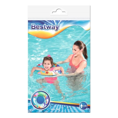 Kółko koło dmuchane do pływania dla dzieci 3-6 lat delfin Bestway 36113D Kółko koło dmuchane do pływania dla dzieci 3-6 lat delfin Bestway 36113D