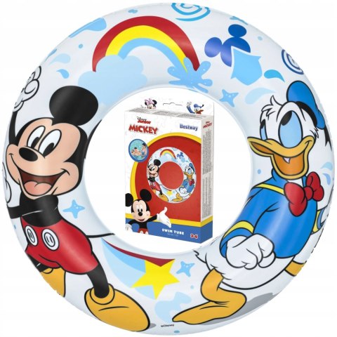 Koło do pływania dla dzieci Myszka Mickey 91004 Koło do pływania dla dzieci Myszka Mickey 91004