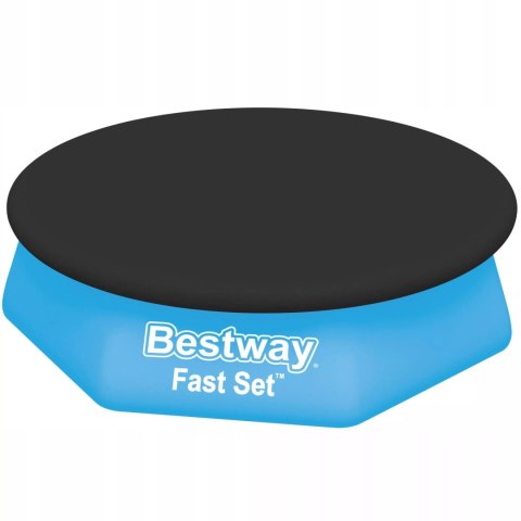 Przykrycie na basen z kołnierzem śr. 244cm Bestway 58032 Przykrycie na basen z kołnierzem śr. 244cm Bestway 58032