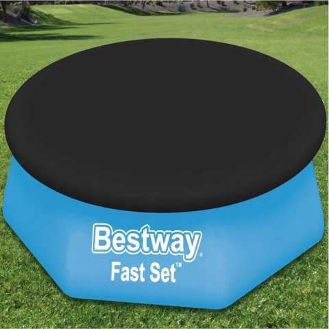 Przykrycie na basen z kołnierzem śr. 244cm Bestway 58032 Przykrycie na basen z kołnierzem śr. 244cm Bestway 58032