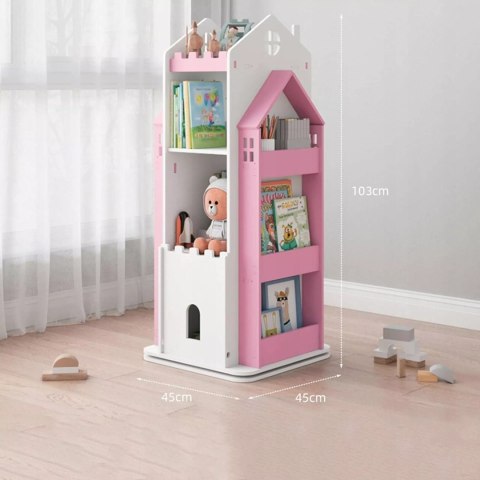 REGAŁ NA KSIĄŻKI OBROTOWY PÓŁKA DOMEK ORGANIZER POKÓJ DZIECIĘCY W360-3 REGAŁ NA KSIĄŻKI OBROTOWY PÓŁKA DOMEK ORGANIZER POKÓJ DZIECIĘCY W360-3