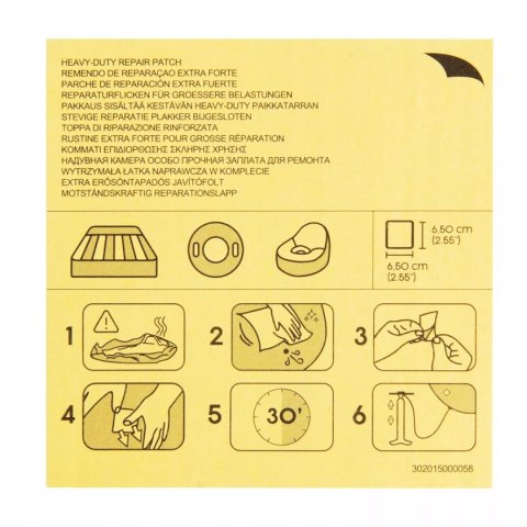 Zestaw łatek naprawczych 10szt Bestway 62068 Zestaw łatek naprawczych 10szt Bestway 62068
