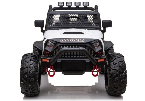 Auto na akumulator Jeep JC666 Biały Auto na akumulator Jeep JC666 Biały