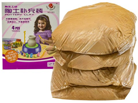 Glina Garncarska - Zestaw Uzupełniający 1,5 kg Zapas Glina Garncarska - Zestaw Uzupełniający 1,5 kg Zapas