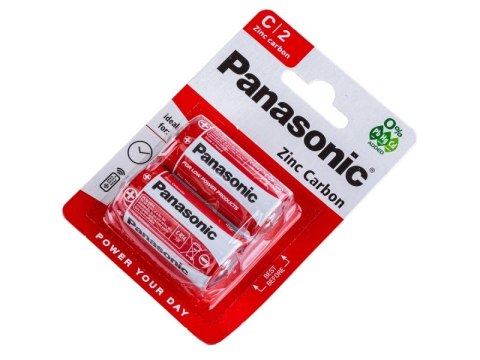 Bateria Cynkowo-węglowa Panasonic 1,5V R14 - Blister 2 Sztuki Bateria Cynkowo-węglowa Panasonic 1,5V R14 - Blister 2 Sztuki