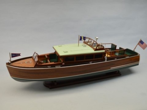 Łódź - Łódź podmiejska 1929 Chris Craft 38' Commuter Boat Kit 1:12 - DUMAS Łódź - Łódź podmiejska 1929 Chris Craft 38' Commuter Boat Kit 1:12 - DUMAS