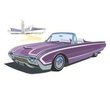 Model Plastikowy Do Sklejania AMT (USA) - 1962 Ford Thunderbird Model Plastikowy Do Sklejania AMT (USA) - 1962 Ford Thunderbird