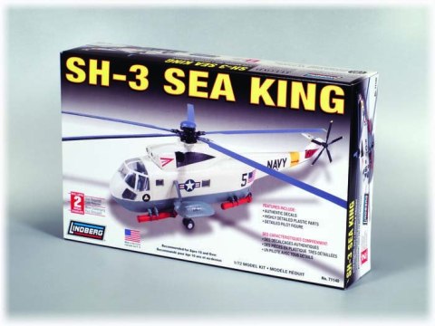 Model Plastikowy Do Sklejania Linberg (USA) - Śmigłowiec Helikopter SH-3 Sea King Model Plastikowy Do Sklejania Linberg (USA) - Śmigłowiec Helikopter SH-3 Sea King