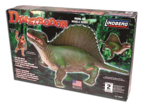 Model Plastikowy Do Sklejania Lindberg (USA) Dinozaur Dimetrodon Model Plastikowy Do Sklejania Lindberg (USA) Dinozaur Dimetrodon