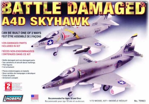 Model Plastikowy Do Sklejania Lindberg (USA) Odrzutowiec A4D Skyhawk Model Plastikowy Do Sklejania Lindberg (USA) Odrzutowiec A4D Skyhawk