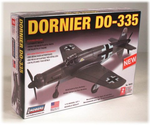 Model Plastikowy Do Sklejania Lindberg (USA) Samolot Dornier DO-335 Model Plastikowy Do Sklejania Lindberg (USA) Samolot Dornier DO-335