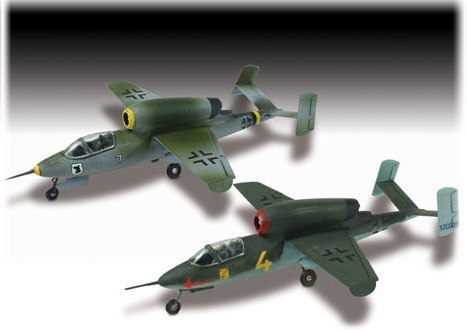 Model Plastikowy Do Sklejania Lindberg (USA) Samolot Heinkel HE-162 Model Plastikowy Do Sklejania Lindberg (USA) Samolot Heinkel HE-162
